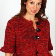 Cropped Ruffled Cardigan